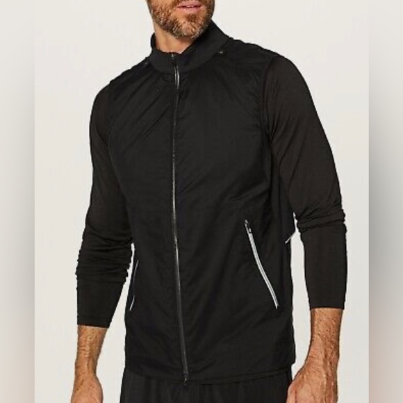 lululemon athletica Other - NWT Rare Lululemon Men's Medium "Surge" Lightweight Thermal Vest in Black s